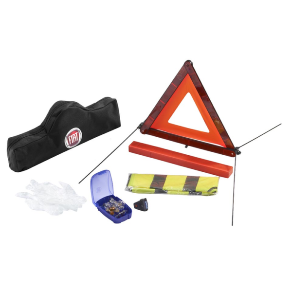 KIT DE SECURITE TRIANGLE DE PANNE .GOLET ET EXTINCTEUR 500ML